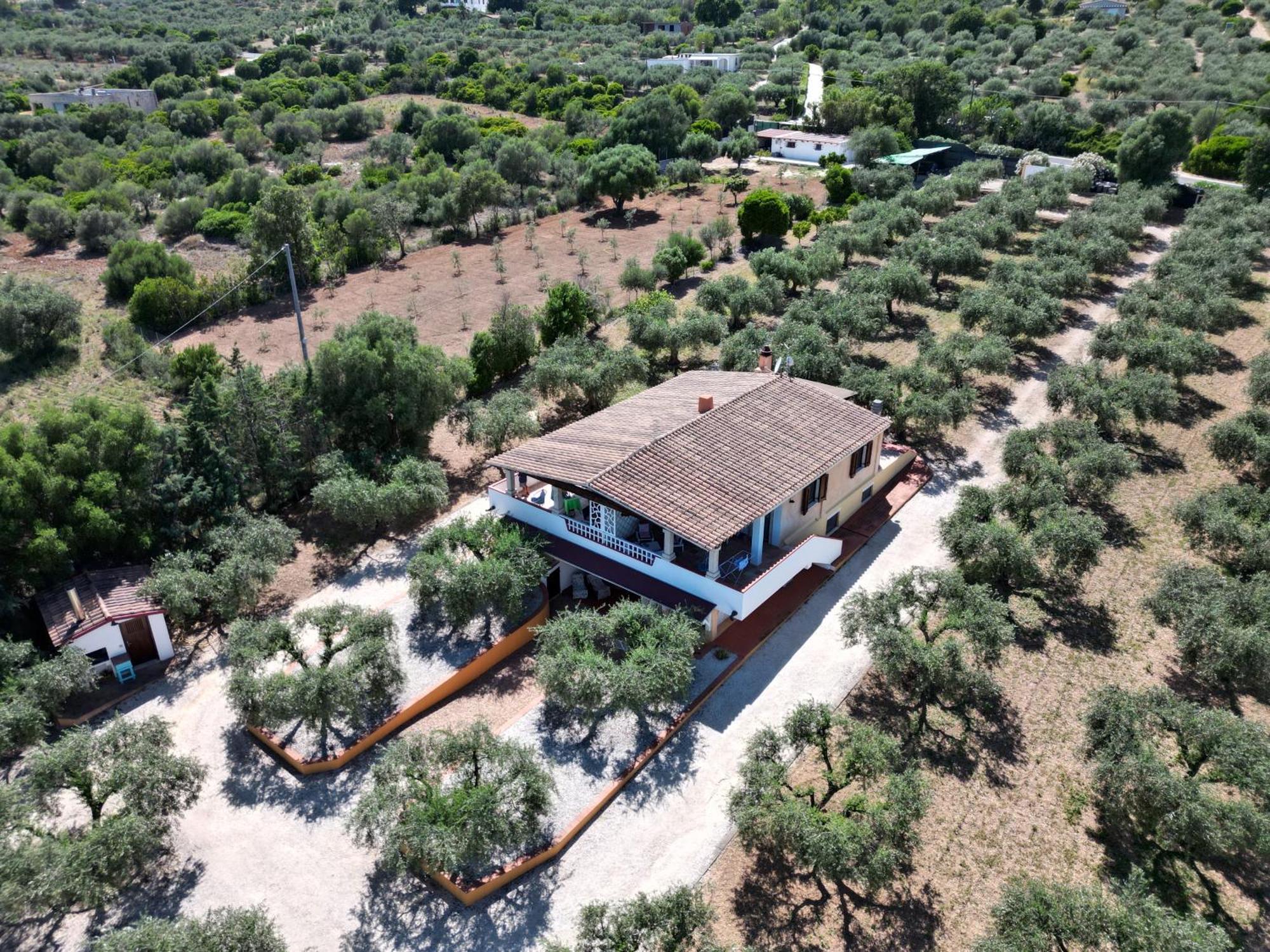 Апартаменты Rustico Degli Ulivi Орозеи Экстерьер фото